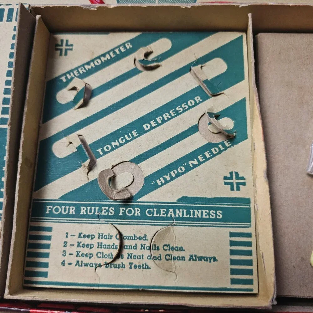 Vintage 1950s Hasbro Dolly's Nurse Kit NO. 1730 Incomplete Advertised in LIFE